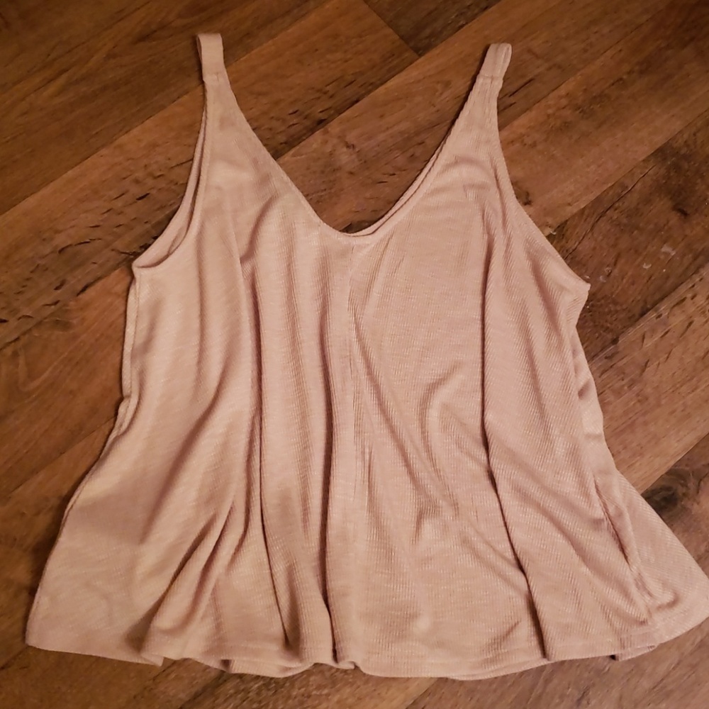 F21 Tan Swing Tank Top